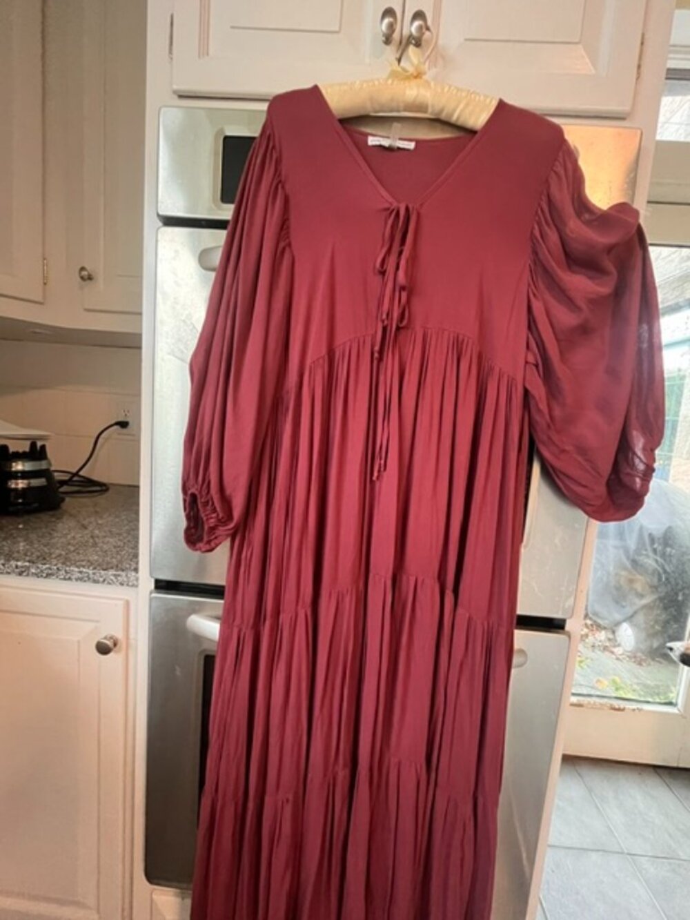 Young, Fabulous and Broke YFB long sleeve maxi dress Size SMALL